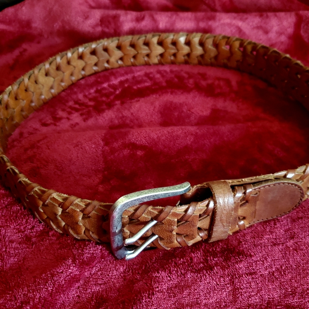 Braided Leather Belt